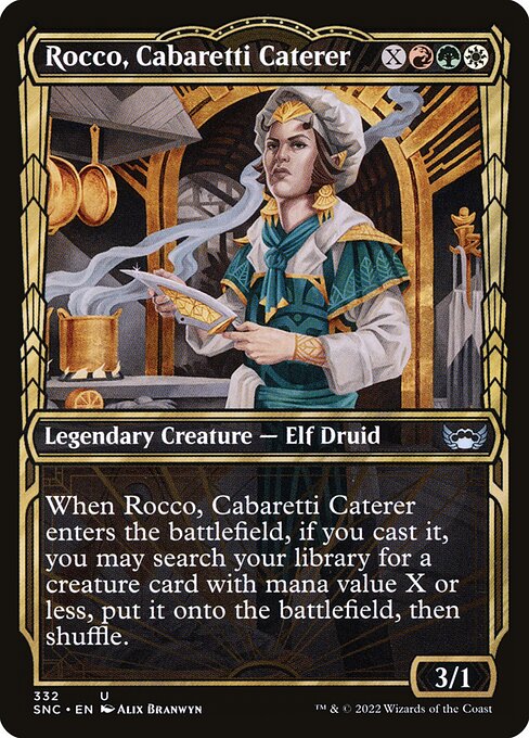 Rocco, Cabaretti Caterer (332) [Streets of New Capenna] [Showcase]