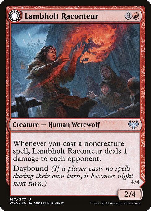 Lambholt Raconteur // Lambholt Ravager (167) [Innistrad: Crimson Vow]