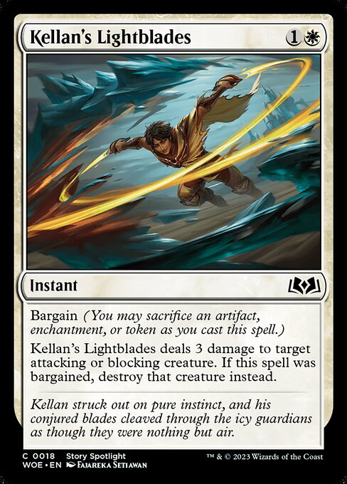 Kellan's Lightblades (18) [Wilds of Eldraine]