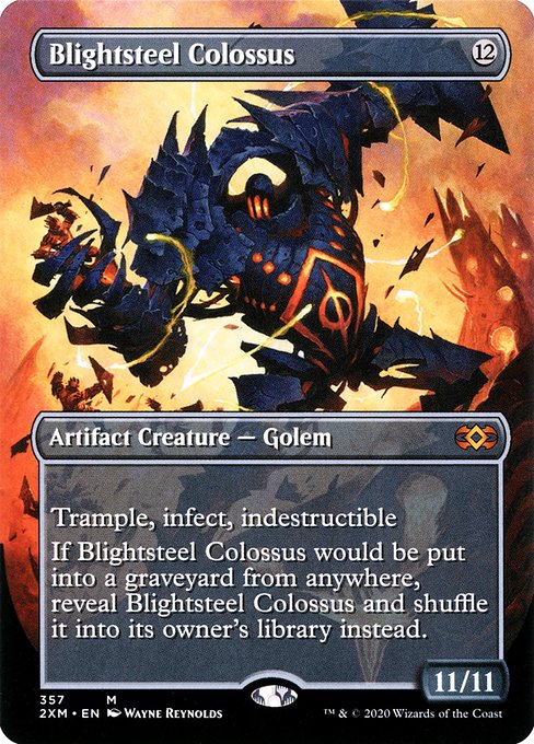 Blightsteel Colossus (357) [Double Masters] [Borderless]
