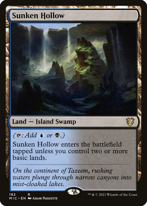 Sunken Hollow (182) [Midnight Hunt Commander]