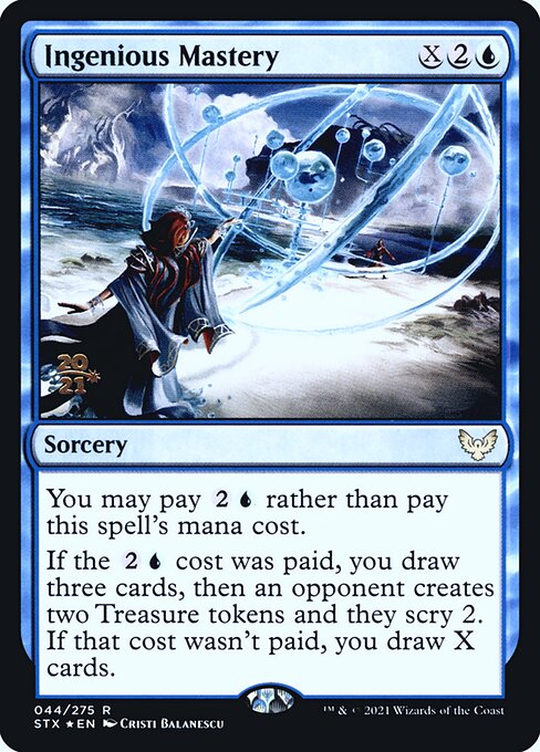 Ingenious Mastery (44s) [Strixhaven: School of Mages Promos]