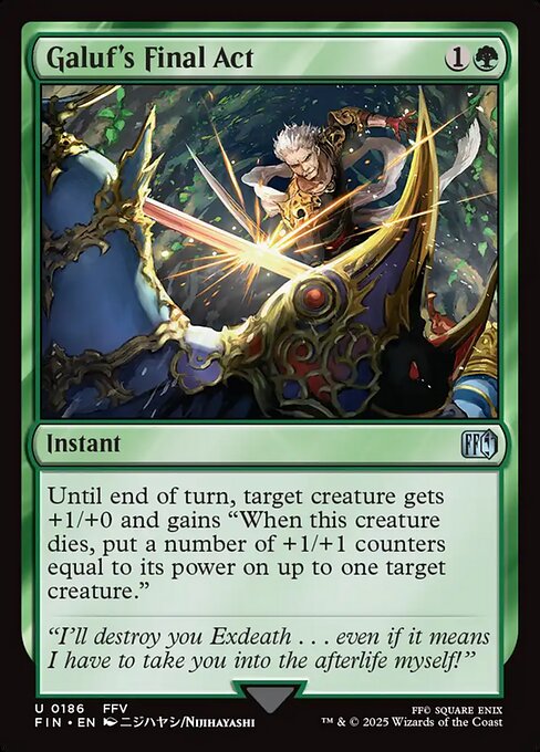 Galuf's Final Act (186) [Final Fantasy]