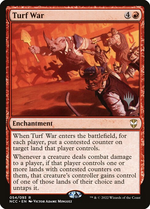 Turf War (54p) [New Capenna Commander Promos]