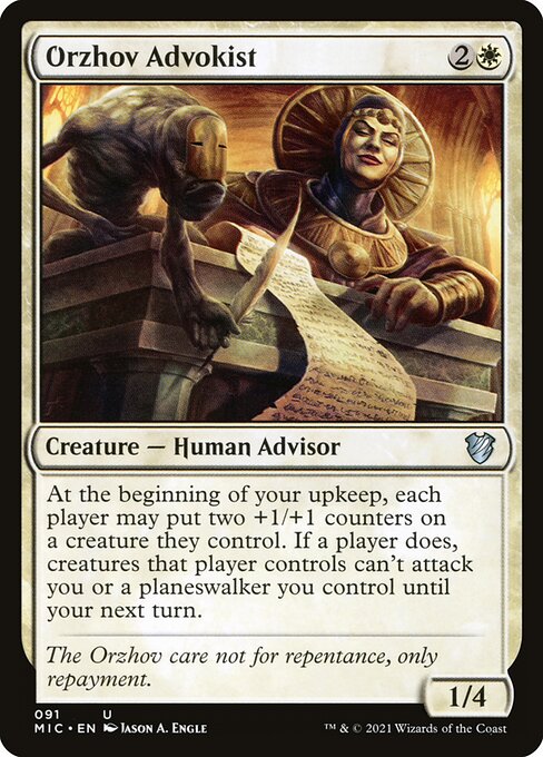 Orzhov Advokist (91) [Midnight Hunt Commander]