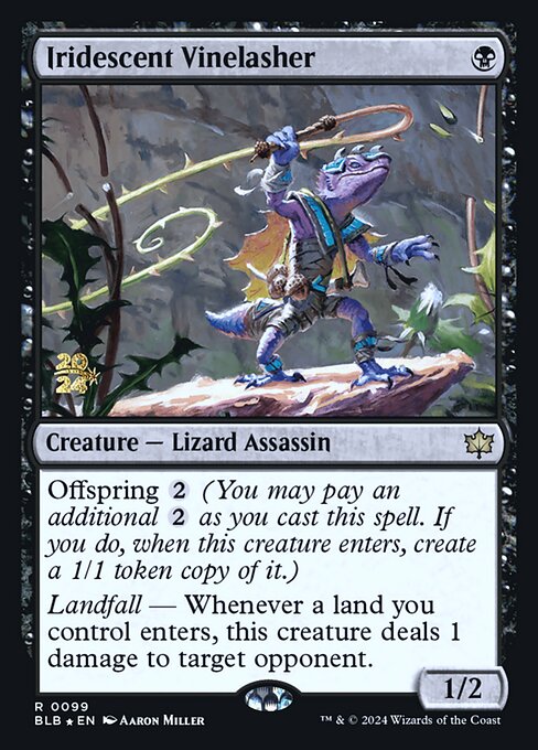 Iridescent Vinelasher (99s) [Bloomburrow Promos]