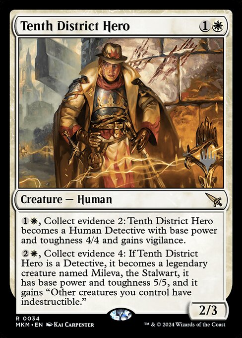 Tenth District Hero (34p) [Murders at Karlov Manor Promos]