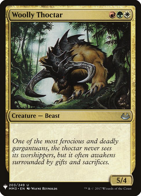 Woolly Thoctar (MM3-203) [The List]