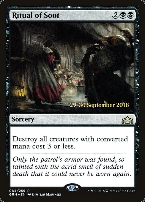 Ritual of Soot (84s) [Guilds of Ravnica Promos]