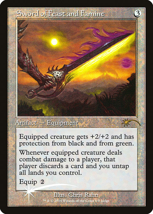 Sword of Feast and Famine (6) [Judge Gift Cards 2014]