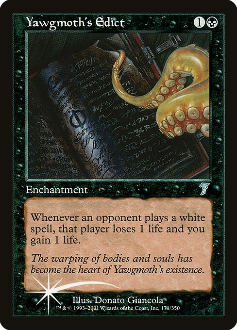 Yawgmoth's Edict (171★) [Seventh Edition]