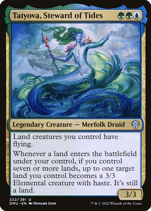 Tatyova, Steward of Tides (222) [Dominaria United]