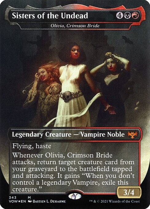 Olivia, Crimson Bride (343) [Innistrad: Crimson Vow] [Borderless]