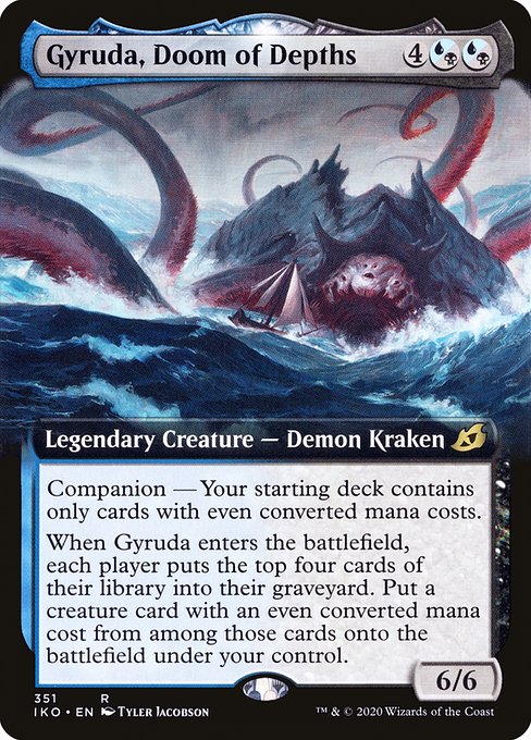 Gyruda, Doom of Depths (351) [Ikoria: Lair of Behemoths] [Extended Art]