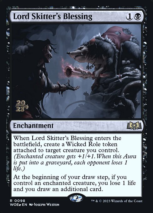 Lord Skitter's Blessing (98s) [Wilds of Eldraine Promos]