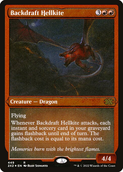 Backdraft Hellkite (449) [Double Masters 2022]