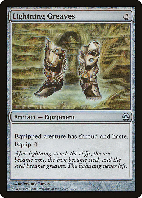 Lightning Greaves (19) [Duel Decks: Phyrexia vs. the Coalition]