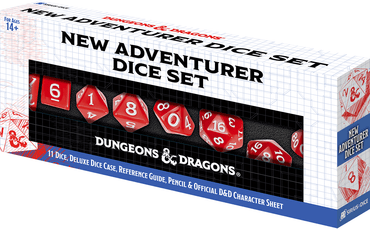 Sirius Dice D&amp;D Adventurer Dice Set Red image 0