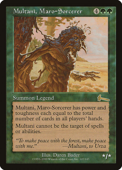 Multani, Maro-Sorcerer (107) [Urza's Legacy]