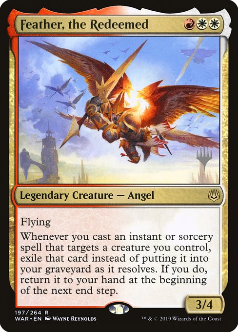 Feather, the Redeemed (197p) [War of the Spark Promos]