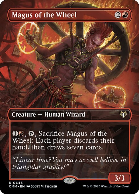 Magus of the Wheel (643) [Commander Masters] [Borderless]