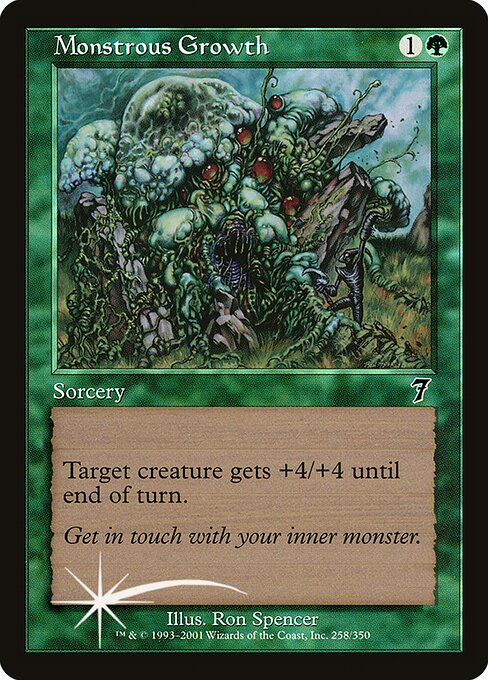 Monstrous Growth (258★) [Seventh Edition]