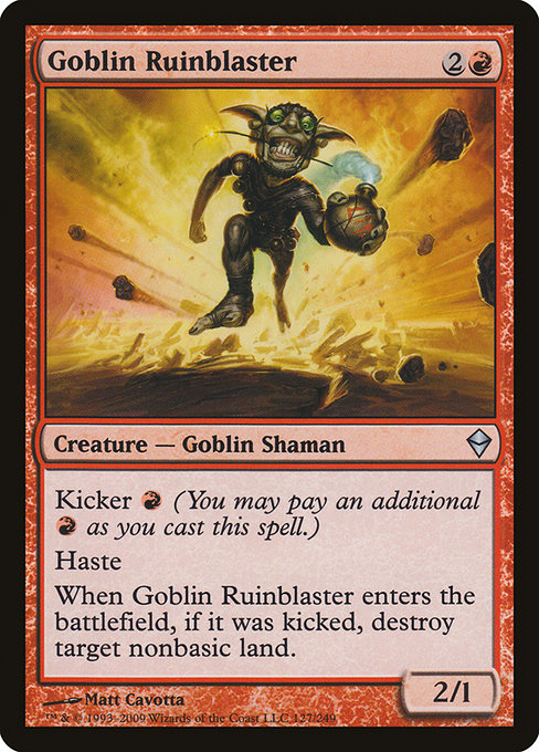 Goblin Ruinblaster (127) [Zendikar]