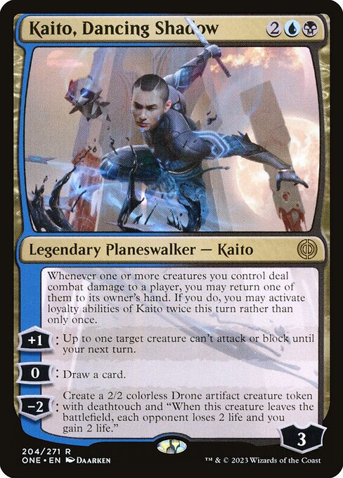 Kaito, Dancing Shadow (204) [Phyrexia: All Will Be One]