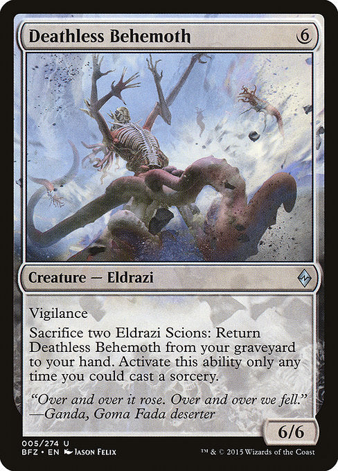 Deathless Behemoth (5) [Battle for Zendikar]