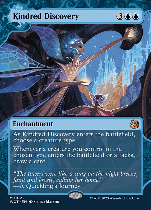 Kindred Discovery (22) [Wilds of Eldraine: Enchanting Tales] [Showcase, Borderless]