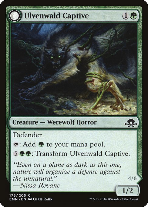 Ulvenwald Captive // Ulvenwald Abomination (175) [Eldritch Moon]