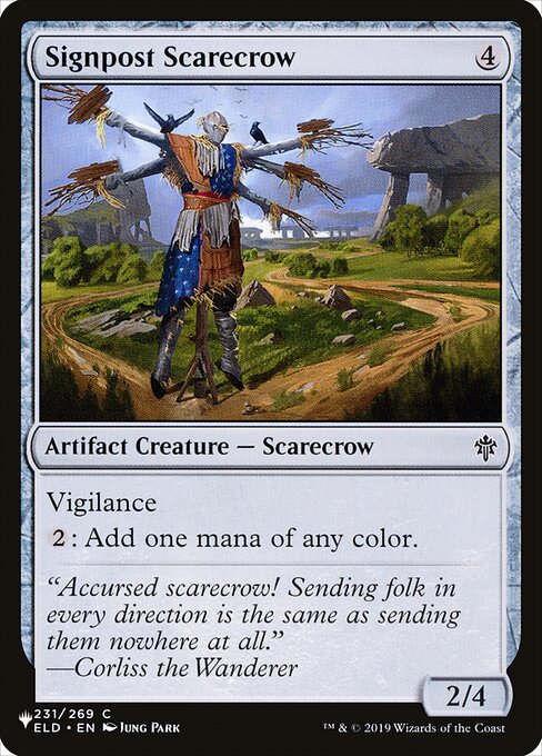 Signpost Scarecrow (ELD-231) [The List]