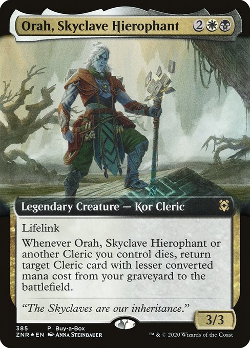 Orah, Skyclave Hierophant (385) [Zendikar Rising] [Extended Art]