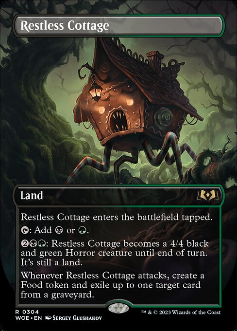 Restless Cottage (304) [Wilds of Eldraine] [Borderless]
