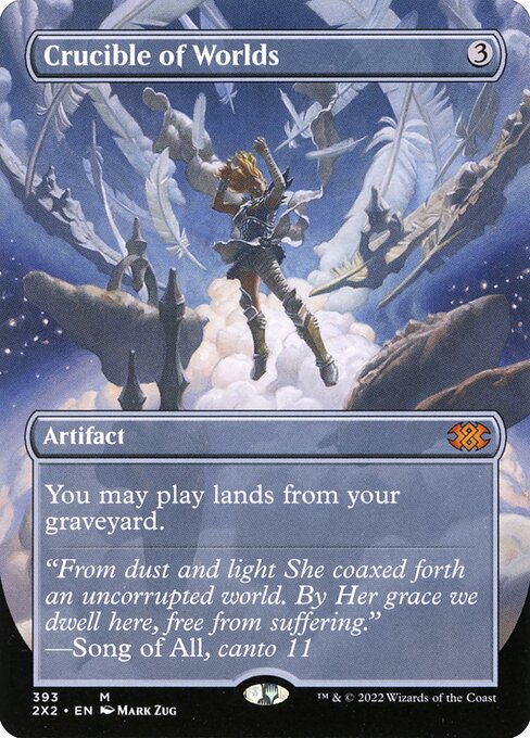 Crucible of Worlds (393) [Double Masters 2022] [Borderless]