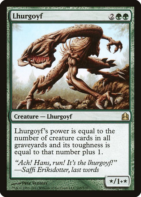 Lhurgoyf (165) [Commander 2011]