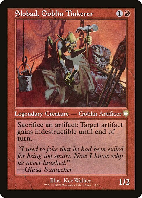 Slobad, Goblin Tinkerer (118) [The Brothers' War Commander]