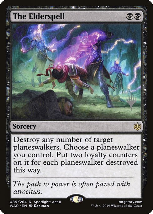 The Elderspell (89p) [War of the Spark Promos]