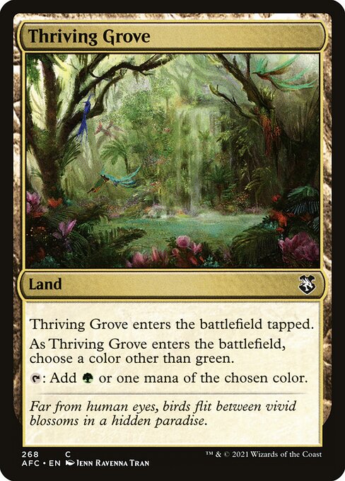 Thriving Grove (268) [Forgotten Realms Commander]