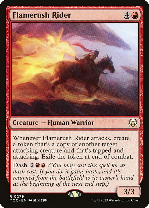 Flamerush Rider (279) [March of the Machine Commander]