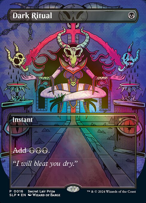 Dark Ritual (16) [Secret Lair Showdown] [Borderless]