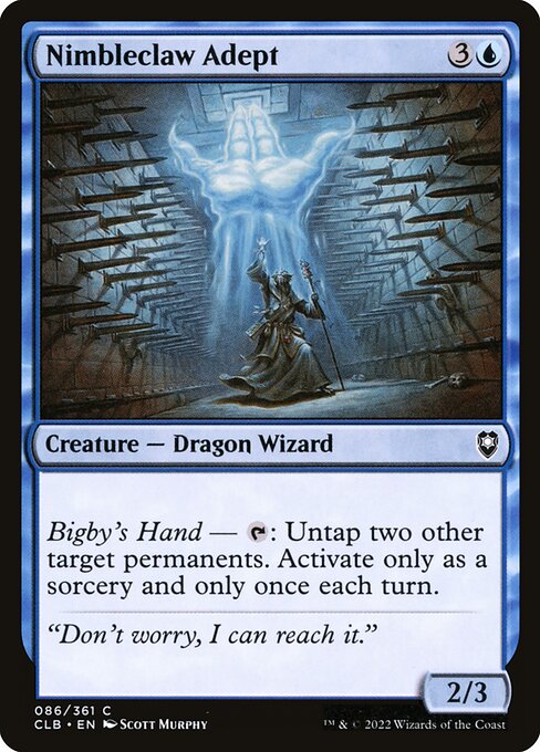 Nimbleclaw Adept (86) [Commander Legends: Battle for Baldur's Gate]