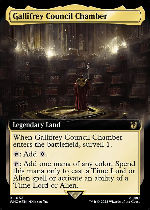 Gallifrey Council Chamber (1053) [Doctor Who] [Extended Art]