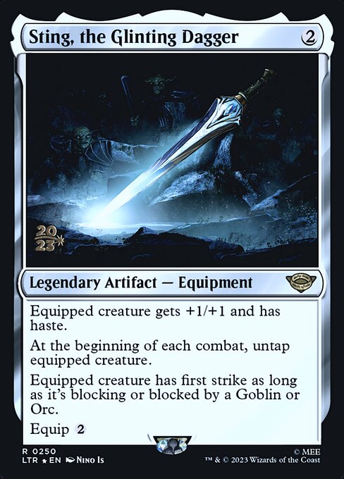 Sting, the Glinting Dagger (250s) [Tales of Middle-earth Promos]