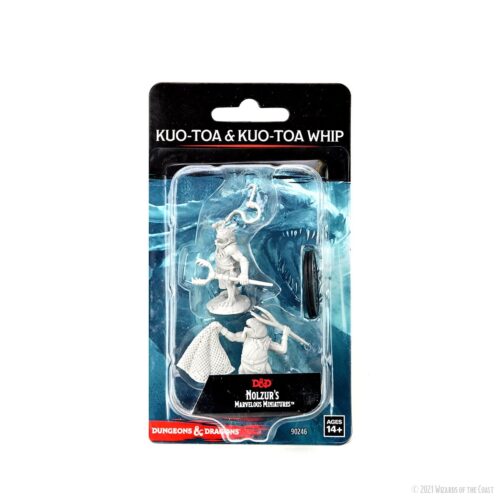 Nolzur's Marvelous Miniature Kuo-Toa &amp; Kuo-Toa Whip 90246 image 0