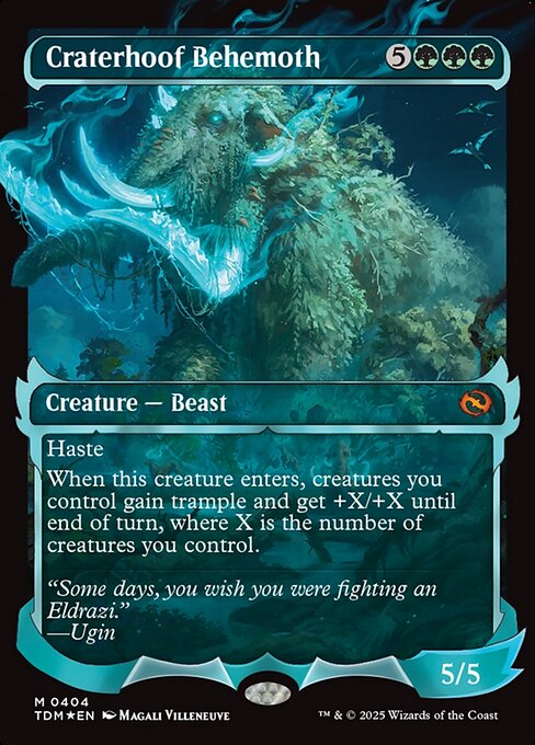 Craterhoof Behemoth (404) [Tarkir: Dragonstorm]