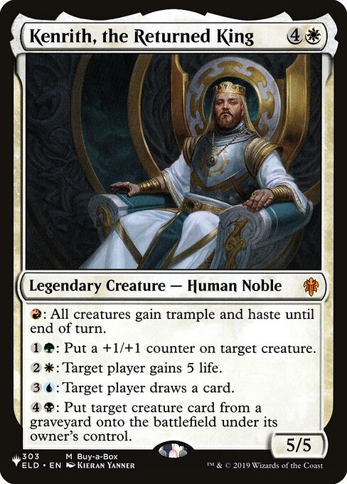 Kenrith, the Returned King (ELD-303) [The List]