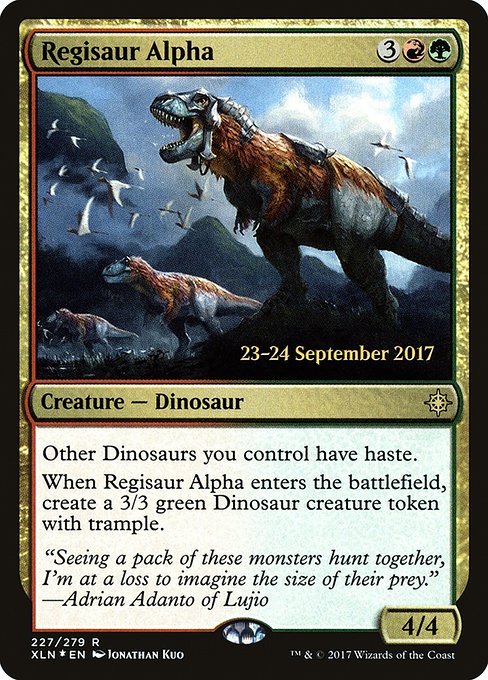 Regisaur Alpha (227s) [Ixalan Promos]