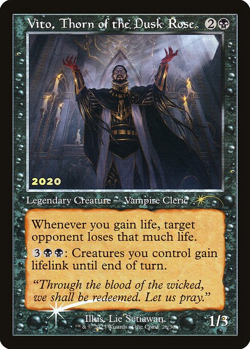 Vito, Thorn of the Dusk Rose (28) [30th Anniversary Play Promos]