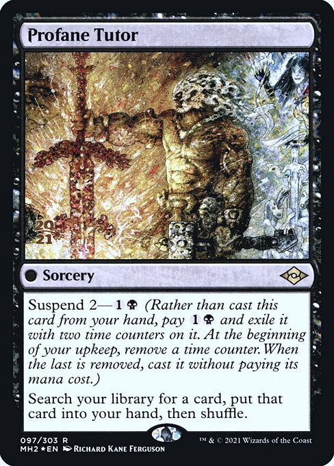 Profane Tutor (97s) [Modern Horizons 2 Promos]
